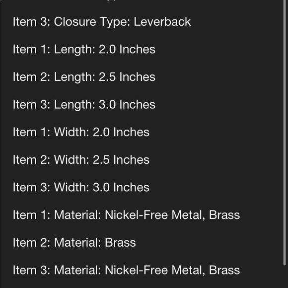 3 Piece Hoop Earring Set - Picture 4 of 4